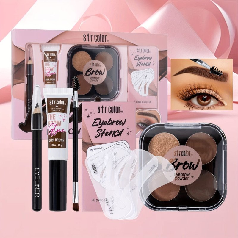S.F.R Color Eyebrow Stencil Brow Eyebrow Kit - 8065